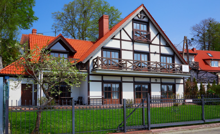 Eine Villa am See Mikołajki Ferienwohnungen im Mazury See in Polen